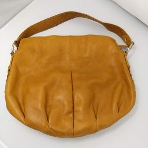 BANANA REPUBLIC DISTRESSED PEBBLE LEATHER HOBO BAG